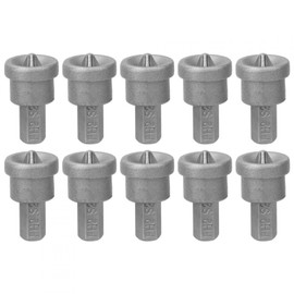 Candeon Drywall Dimpler Drill Bit - 10pcs Drywall Screw Setter Drywall Dimpler Magnetic PH2 Bits Drywall Bit Set CROS Screwdriver Bits Set for Plasterboard Screw Depth Stop Limit