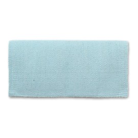 Mayatex 1314C-80 San Juan Solid Crystal Ice Blue 38x34 New Zealand Wool Saddle Blanket Crystal Ice Blue