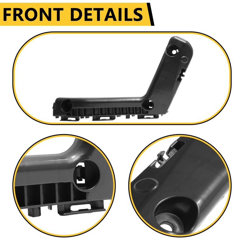BXZ Front Bumper Cover Retainer Bracket Hold Mount Pair 2Pcs