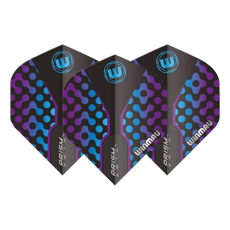 WINMAU Prism Zeta Pattern Design Extra Thick Dart Flights -