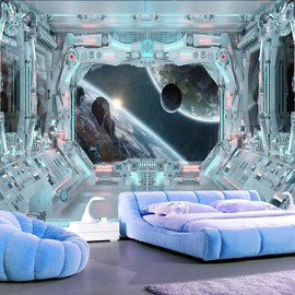 FENDROM Astronaut Tapestry Universe Planet Wall Hanging Cosmic Outer Space Tapestries Psychedelic Nebula Poster for Bedroom Living Room Birthday Party Gamer Gift