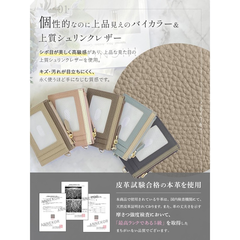 Annekor Fragment Case 【 Slim and Stylish Mini Wallet 】