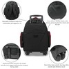 World Traveler Transworld 22-Inch Carry-On Rolling Backpack, Red