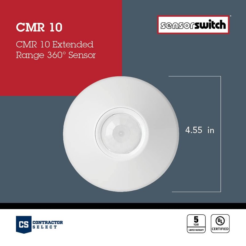 Sensor Switch Ceiling Motion Sensor, Contractor Select PIR Passive Infrared