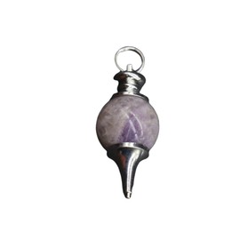 TEHAUX Beautiful DIY Necklace Pendant Natural Agate Stone Fashion Accessories for Party (Amethyst Agate)