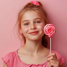 KICOSY 12PCS Dark Pink Stain Scrunchies Bulk Deep Pink Hair Ties No Damage Ponytail Holder Valentine's Day Pink Hair Accessories Pink Birthday Party Favors