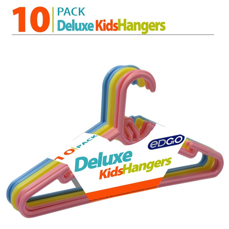 EDGO Kids Hanger Deluxe Quality Strong Hanger Bar Notches Cascading