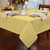 Classic Home Store Alan Symonds Tablecloths Gingham Tablecloth Yellow 36