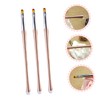MERRYHAPY Nail Art Brush Pen Set Aluminum Alloy Material Round