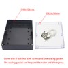 Otdorpatio Project Box IP65 Waterproof Junction Box ABS Plastic Black
