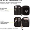 TIKIDESIGN EDC Pouch Pocket Organizer,Small Pocket Pouch with Velcro Surface