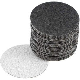 TA-VIGOR 30Pcs 50mm Wet and Dry Sanding Discs, 150 Grit 2 Inch Hook and Loop Sandpaper Electrostatic Sand Planting Silicon Carbide Sanding Discs