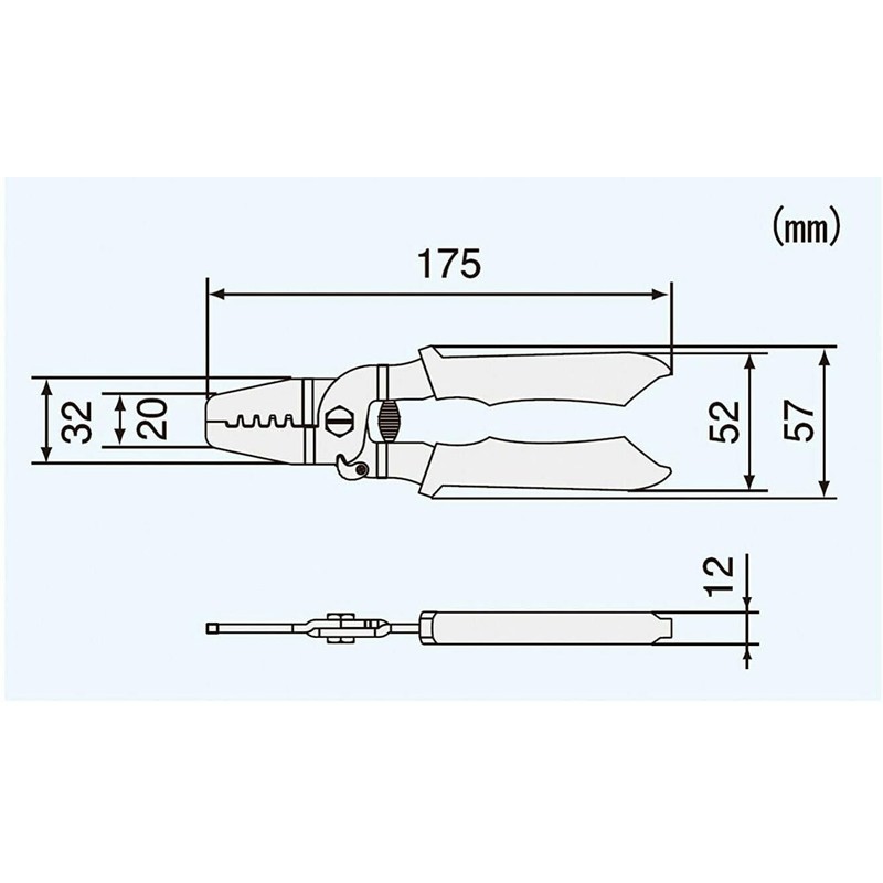 ENGINEER PA-09 Precision Micro Connector Crimping Pliers 175mm. Made in