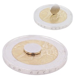 Brudazon 50 Mini Disc Magnets 7 x 1 mm N52 Strongest Level Neodymium Magnets Ultra Strong Power Magnet for Model Making, Photo, Whiteboard, Notice Board, Fridge, Crafts, Magnetic Disc Extra Strong
