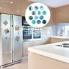 Fridge Magnet, 10 PCS Ocean Crystal Glass Magnetic Fridge Magnet