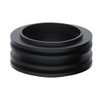 Universal Black Rubber Flush Pipe Washer Inlet Pan Connector for