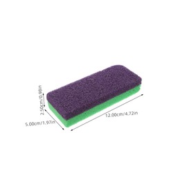 COLLBATH 10pcs Natural Pumice Stone Foot Care Tools Double-Sided Exfoliating Foot Scrubber for Dead Skin Removal for Pedicure and Shower Use