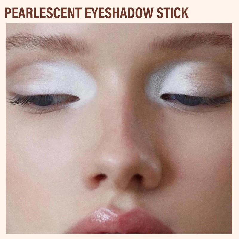Pearlescent Eyeshadow Stick for Highlighter and Contour, Highly Pigmented Shimmer