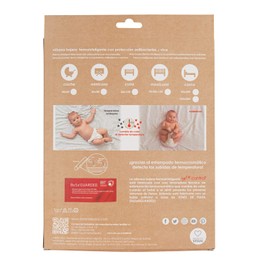 BimbiDreams – Baby Blanket with Silver Ions – Thermo-Smart Fitted Sheet Safe Control – Bed Size 105 x 200 cm – Colour Changing When Baby has Fever – Neutralises Virus and Bacteria