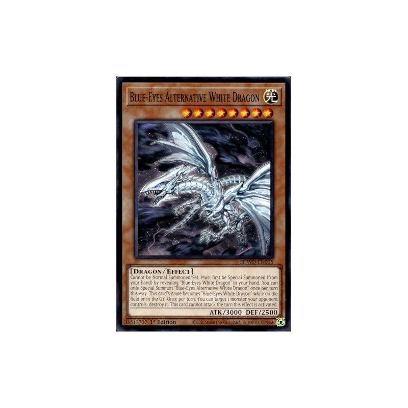 Blue-Eyes Alternative White Dragon - SDWD-EN005 - Common - 1st