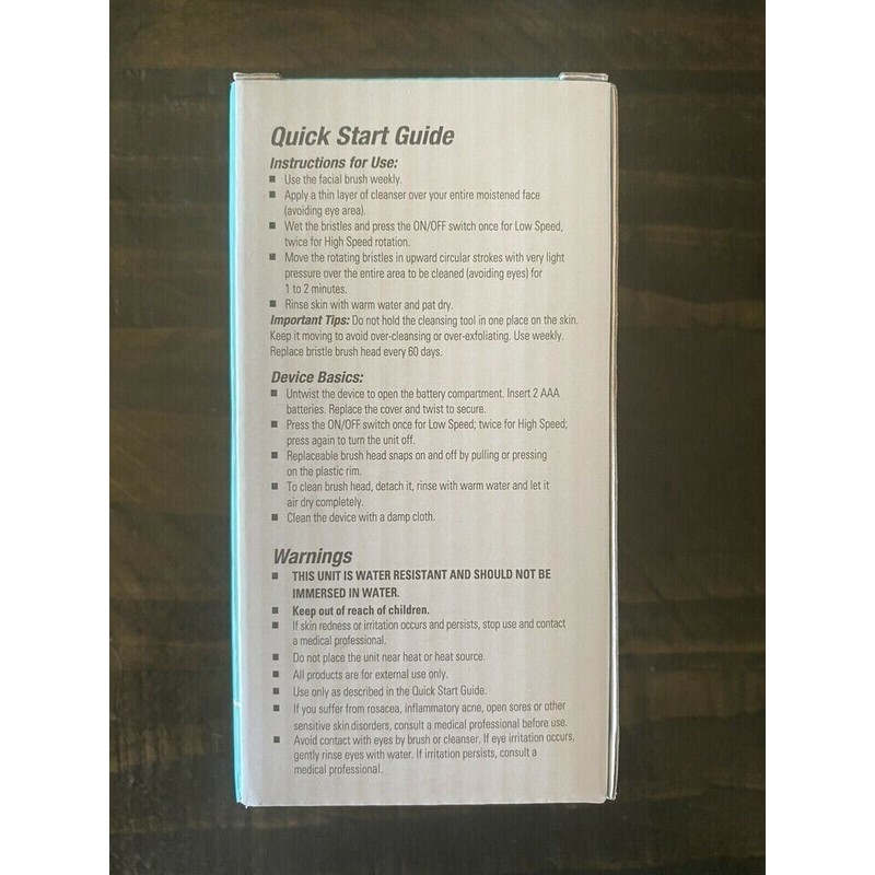 Proactiv Pore Cleansing Brush Charcoal Infused Face Brush 360 Rotation