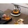 ZENS Design Glass Teapot with Infuser, 23 oz Small Loose