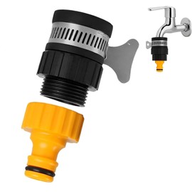 EujRcf Kitchen Tap Hose Connector, Universal Tap Connector for Hose Pipe, Durable Hose to Tap Connector for Garden, DIY, and Outdoor Use,