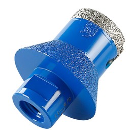 LOZLIN 25mm Diamond Core Drill Kit - Professional Hole Saw for Quartz/Marble/Tile Countertops, Sink Drain & Basin Cutting, Heavy Duty Drilling Tools