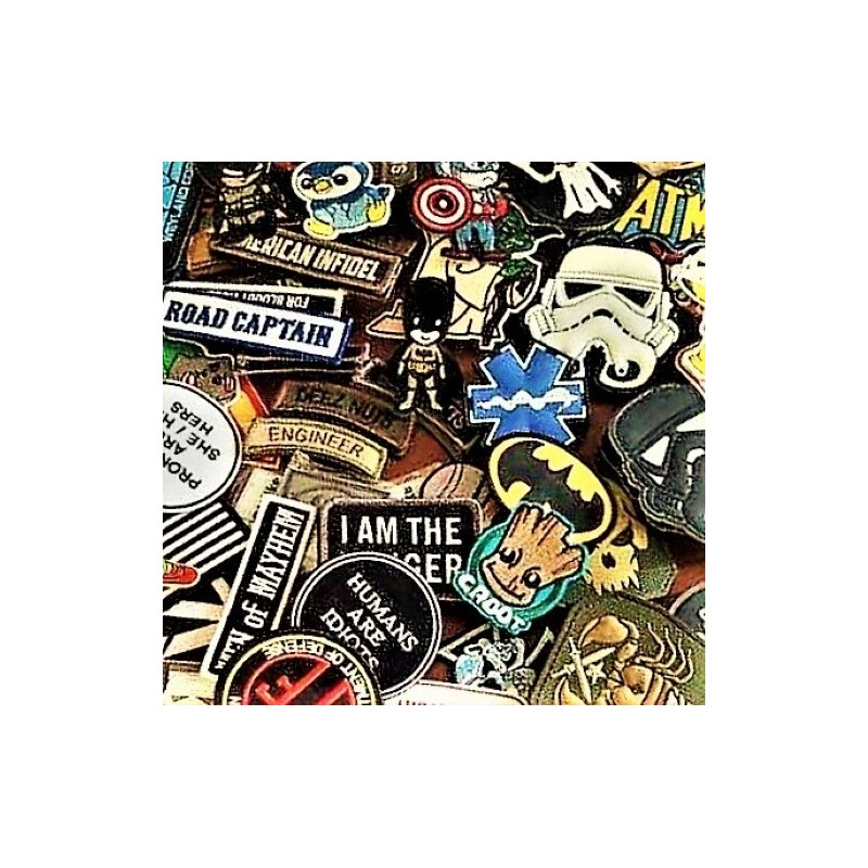 V. President V. President Biker Title Rank Tag Embroidered Iron