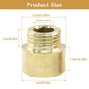 Cionyce 2 Pack Brass G1/2 Male to Female Thread 26mm