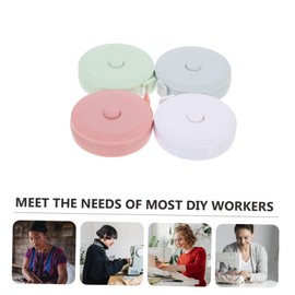 Operitacx 4 Stück Mini-Maßband maßkrug messband messwerkzeuge Retraktierbares Maßband massbänder Bausatz Messung Mittel Maßband nach Maß Geld Körpermaßband Maßband für Körper Abs Colorful