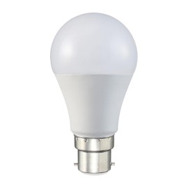 Bright Source Non-Dimmable Opal Frosted LED GLS Bulb, 8.5W, 806lm, B22 Bayonet, 3000K Warm White