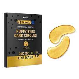 Eye Masks Anti Aging Eye Patches, Reduces Wrinkles (Yellow 24 Pairs)