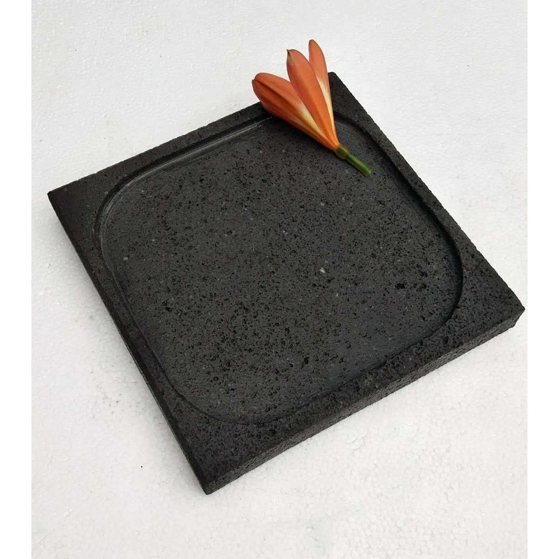 Volcanic Stone Cooking Slabs, 8 "x 8" recessed slabs, 1.5cm