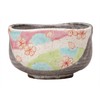 Kyutani Yaki K9-857 Matcha Bowl, Hanamai