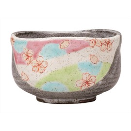 Kyutani Yaki K9-857 Matcha Bowl, Hanamai