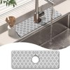 Kitchen Sink Splash Guard Faucet Mat 15" X 5.5" Geometry