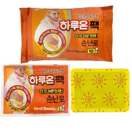 Haru On Pack Hotter Hand Warmer 100g Pocket Hot Packs 40, 40 / 하루온팩 더 뜨거운 손난로 100g 포켓형 핫팩 40개, 40개