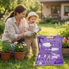 Tazoueoo 10-Piece Garden Tool Set with Sturdy Carrying Case –