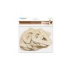 Craft Medley Unfinished Wood Cutout Uppercase Alphabet Letters Set -