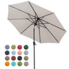 Tempera 9ft Patio Market Outdoor Table Umbrella with Push Button