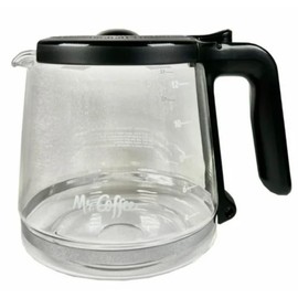 Tolxh #2104488 12-Cup Black Carafe 12 Cup Replacement Carafe for RF Series Coffeemaker BVMC-RC 12 Cup Glass Carafe Pot 750ML Quality Durable New Replacement Parts For Mr. Coffee