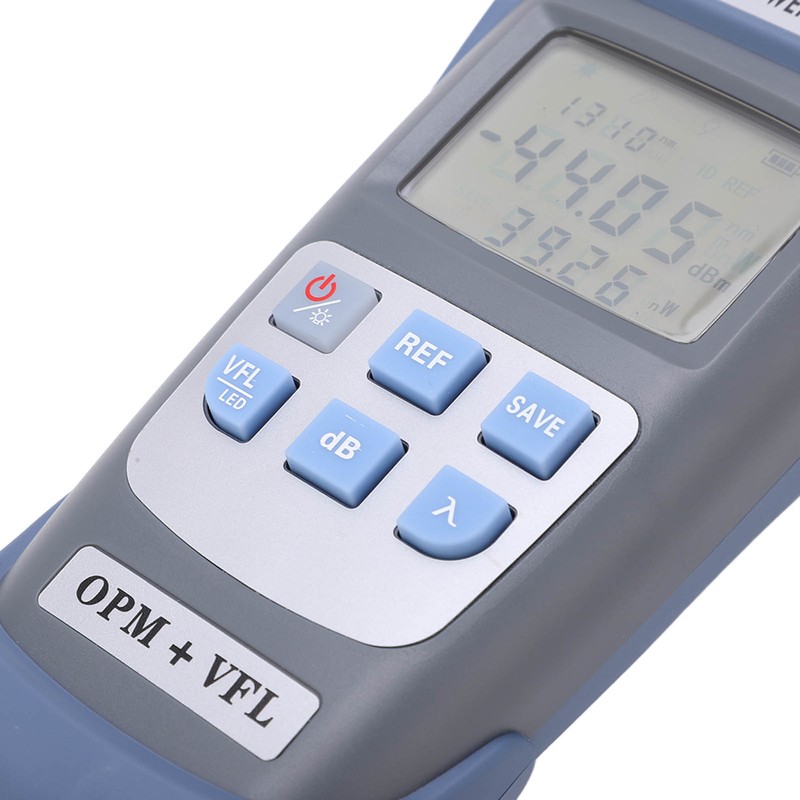 Optical Power Meter Red Light Machine Portable Fiber Optic Cable