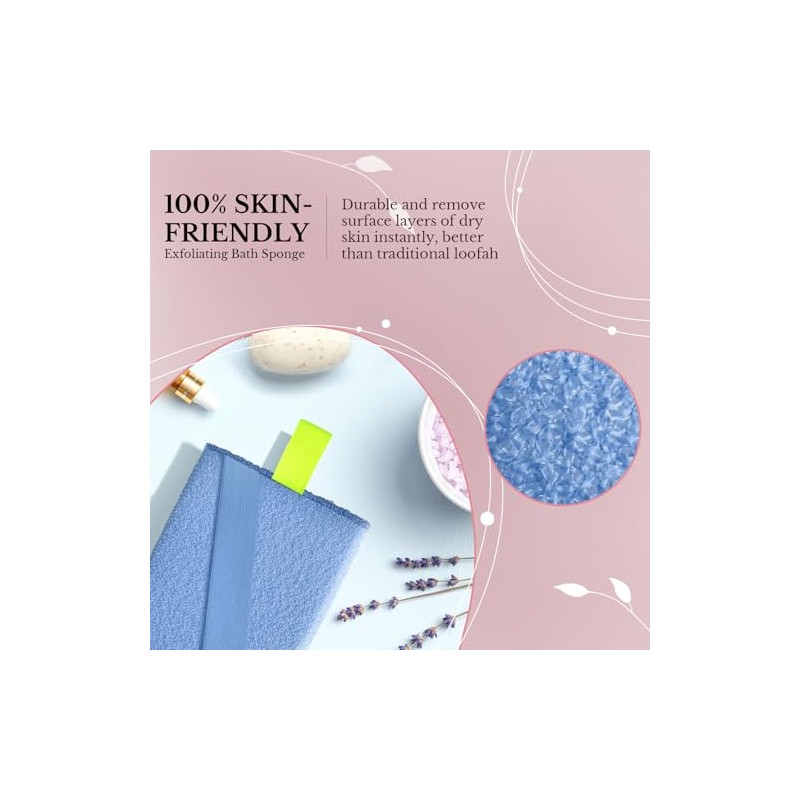 Esponja Exfoliante Corporal Exfoliar Piel Muerta Baño Ducha Espumoso Lujo