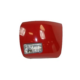Bundle Painted WA9260 RED FRONT BUMPER END CAP WITH FOG LIGHT LH 2PCS FOR SILVERADO 2500HD 2007-2010 GM2592160 GM1016108