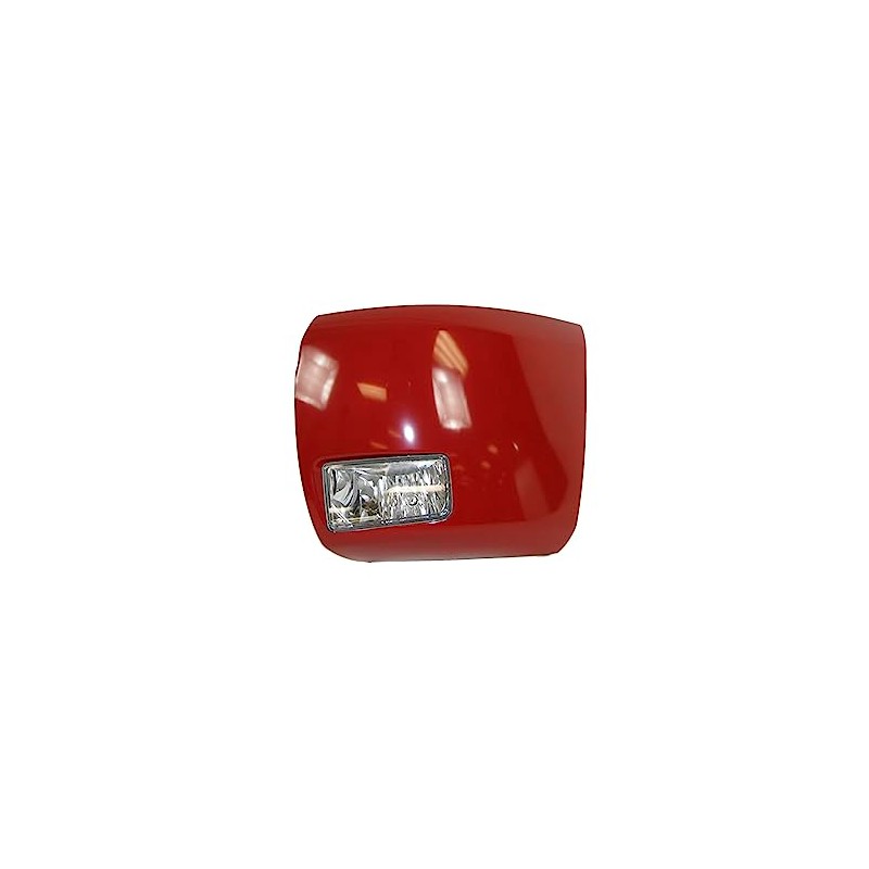 Bundle Painted WA9260 RED FRONT BUMPER END CAP WITH FOG