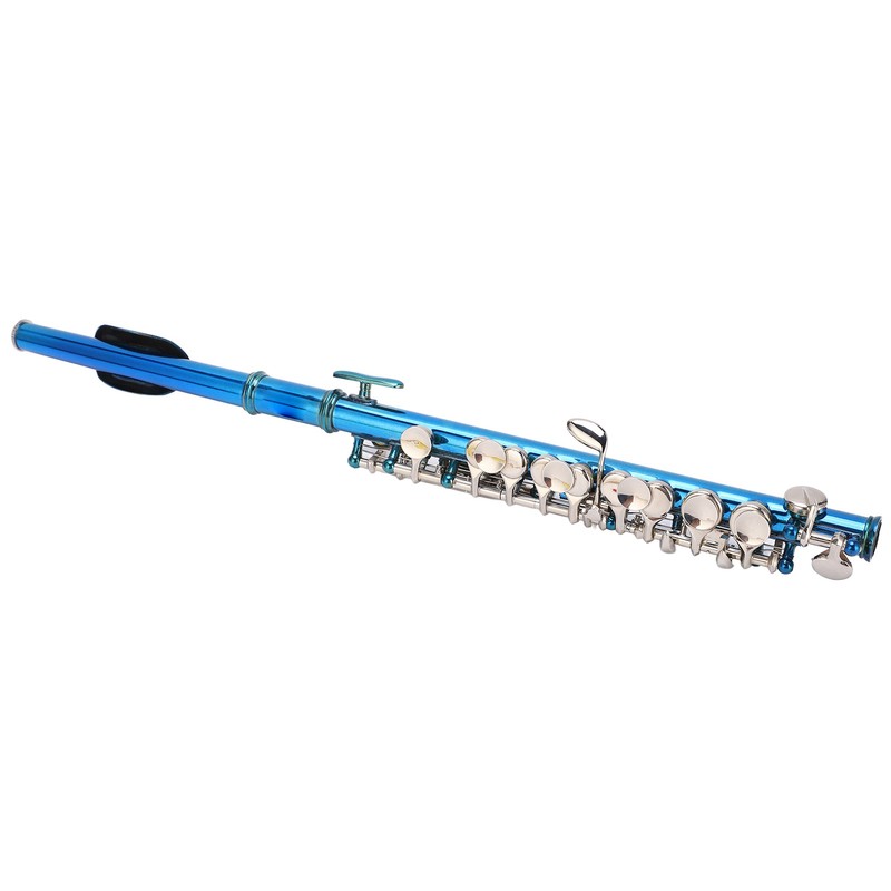 Piccolo Flute Cupronickel Blue +E Key French 6 Holes Piccolos