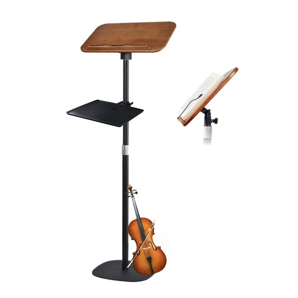 Adjustable to 67in Standing Book Stand, Book Holders for Reading