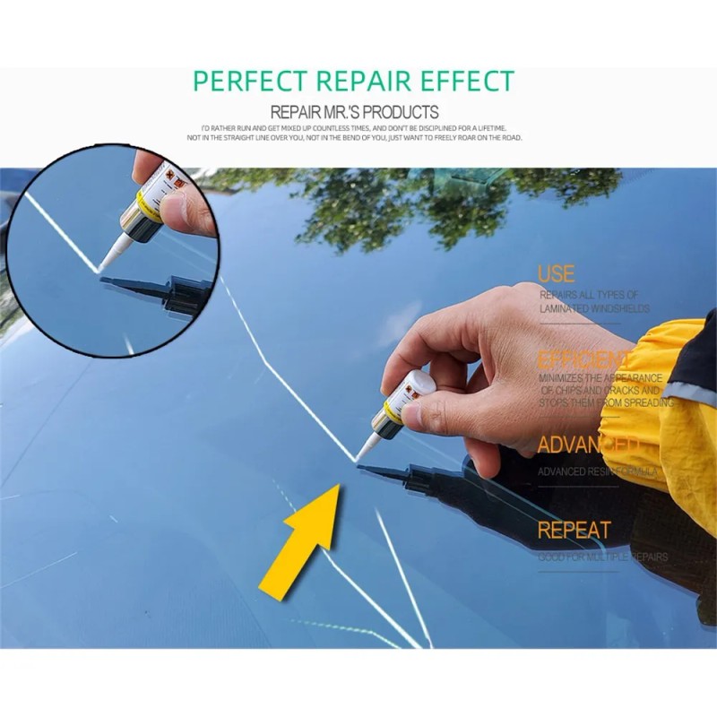 Kit Resina Reparacion Parabrisas Automovil 2pzs
