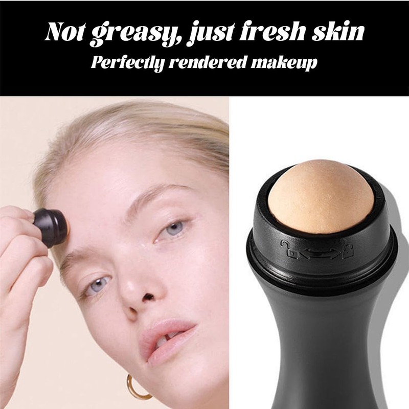 Volcanic Roller, Oil Absorbing Face Roller, Ölabsorbierender Roller Vulkanstein Gesichtsroller,